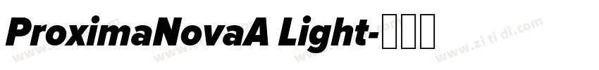 ProximaNovaA Light字体转换